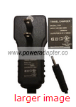 CHANNEX TCR AC ADAPTER 5.1VDC 120mA USED 0.6x2.5x10.3mm ROUND BA